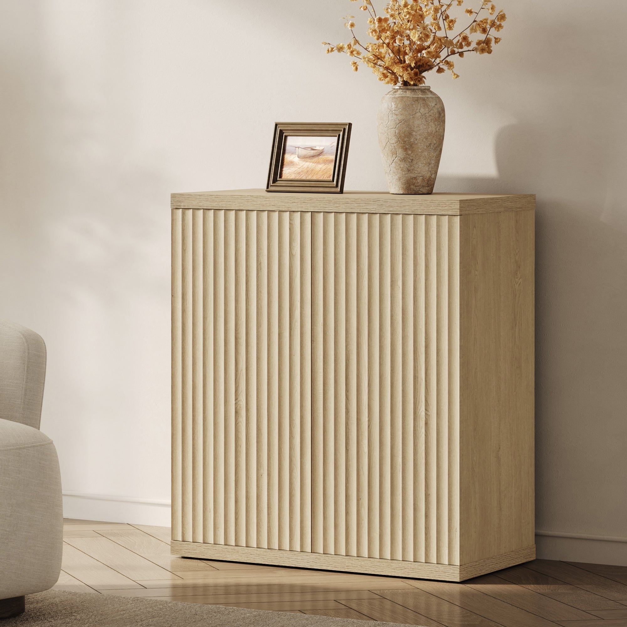 🚨 CLEARANCE SALE — Storage Cabinet Quilvea : grand rangement moderne avec porte pour salle à manger, qualité haut de gamme ✨