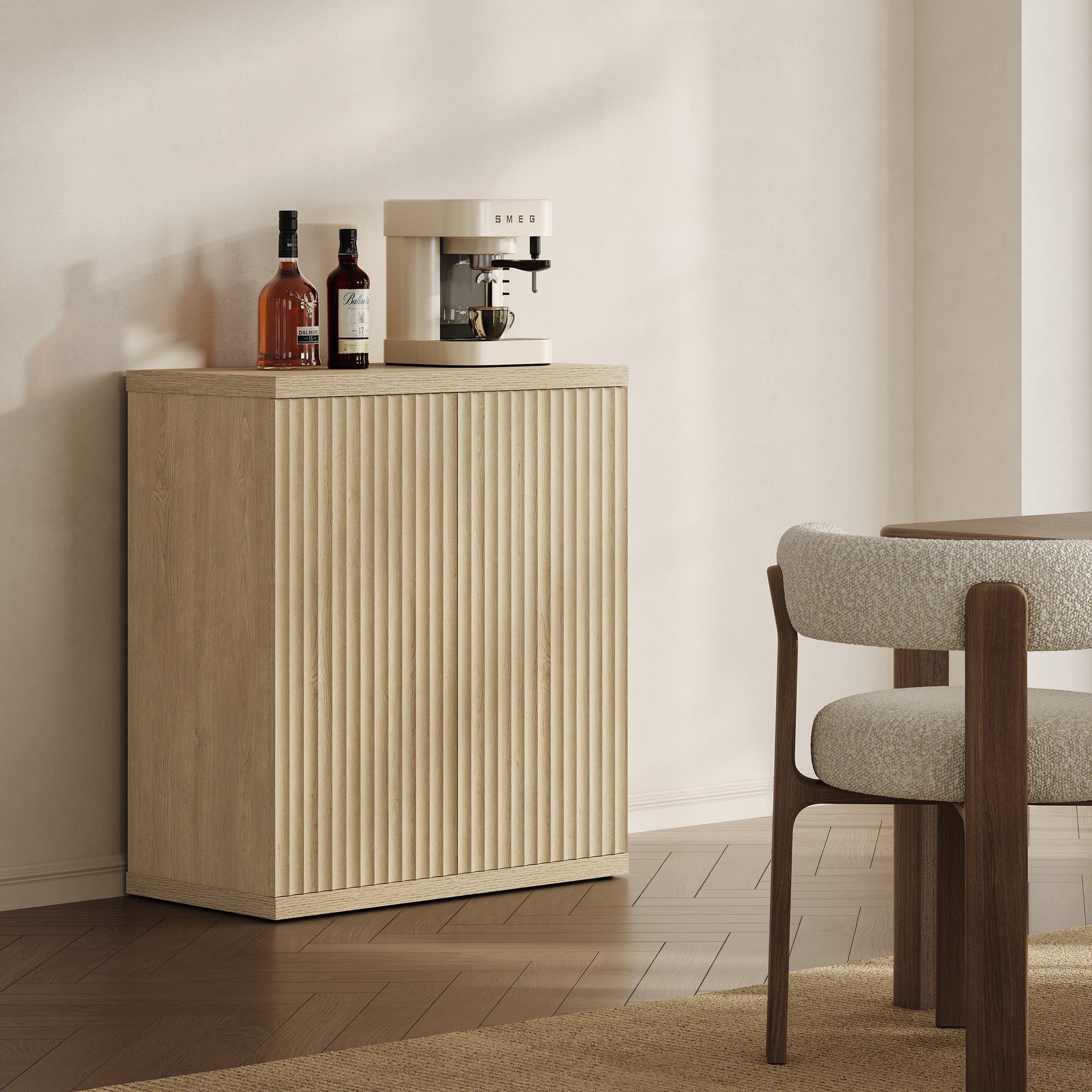 🚨 CLEARANCE SALE — Storage Cabinet Quilvea : grand rangement moderne avec porte pour salle à manger, qualité haut de gamme ✨