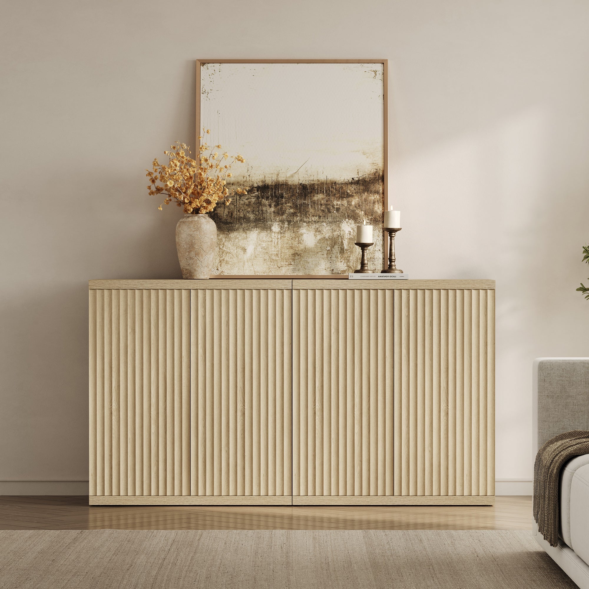 🚨 CLEARANCE SALE — Storage Cabinet Quilvea : grand rangement moderne avec porte pour salle à manger, qualité haut de gamme ✨