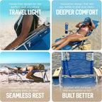 The Ostrich Deluxe 3‑in‑1 Beach Chair 🌴🛋️ Comfort, Freedom & Relaxation