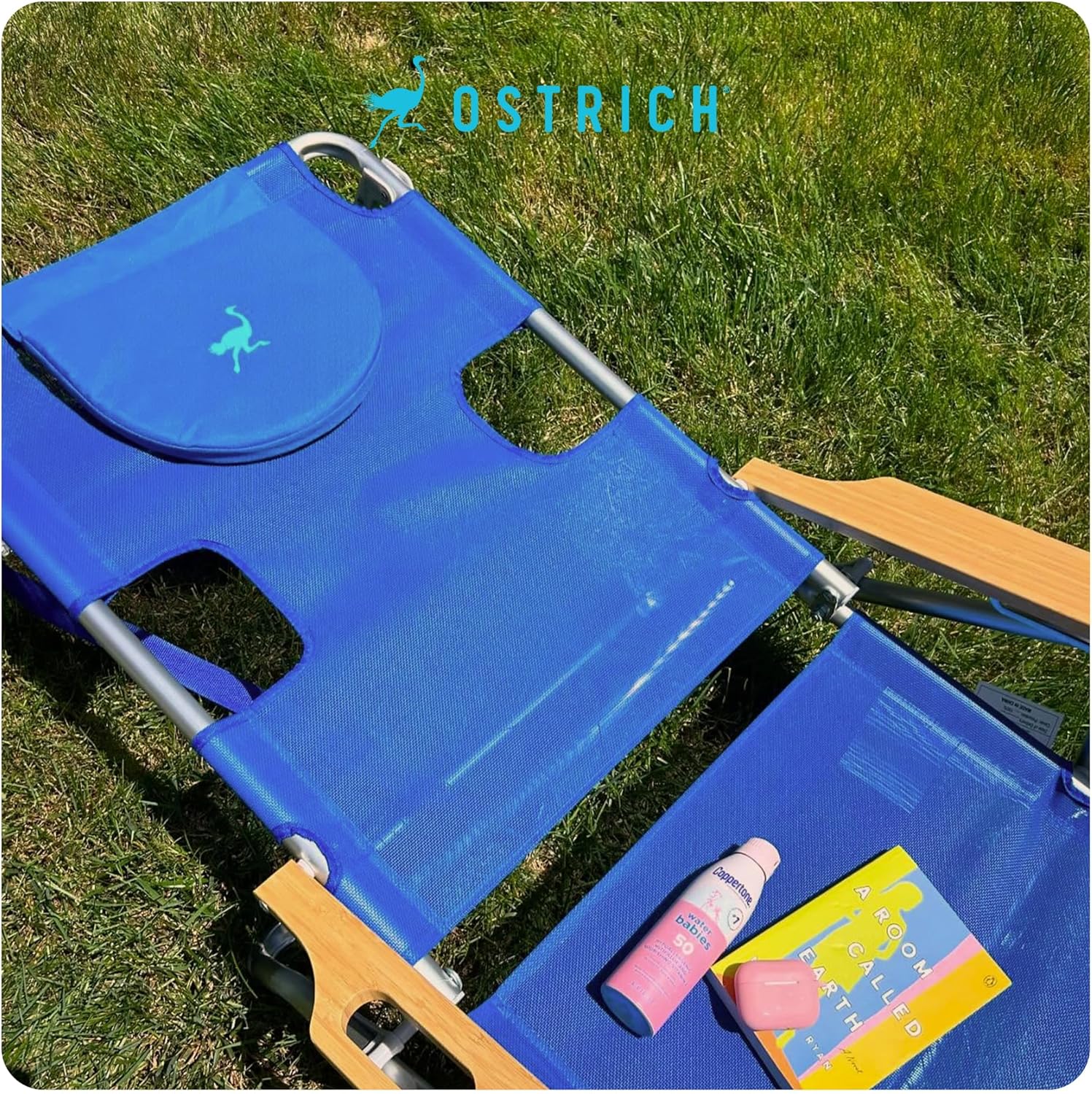 The Ostrich Deluxe 3‑in‑1 Beach Chair 🌴🛋️ Comfort, Freedom & Relaxation
