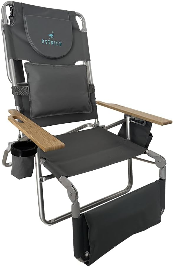 The Ostrich Deluxe 3‑in‑1 Beach Chair 🌴🛋️ Comfort, Freedom & Relaxation
