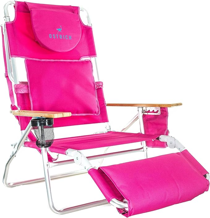 The Ostrich Deluxe 3‑in‑1 Beach Chair 🌴🛋️ Comfort, Freedom & Relaxation