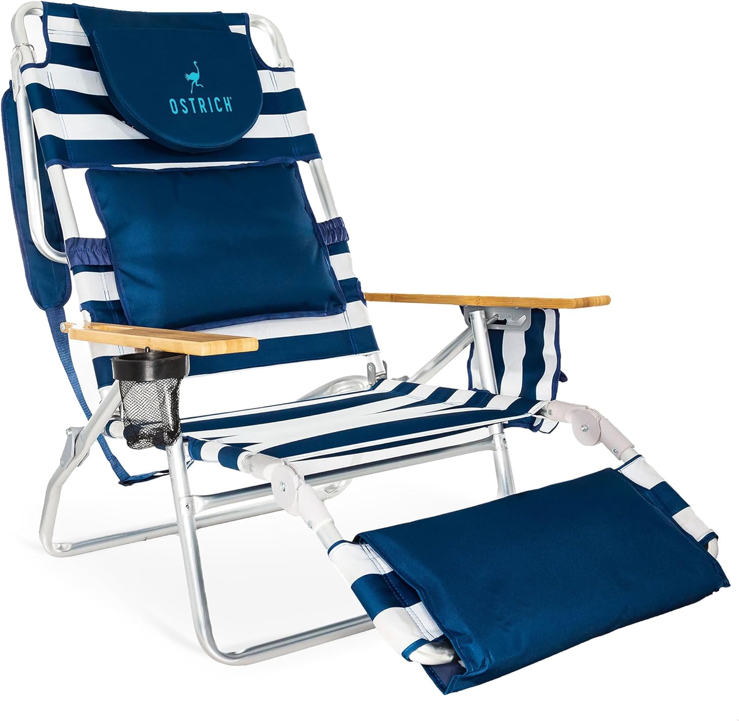 The Ostrich Deluxe 3‑in‑1 Beach Chair 🌴🛋️ Comfort, Freedom & Relaxation