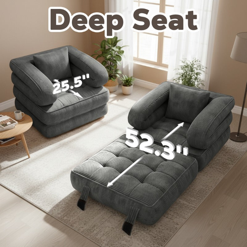 One Piece. Every Position Sit. Recline. Sleep.