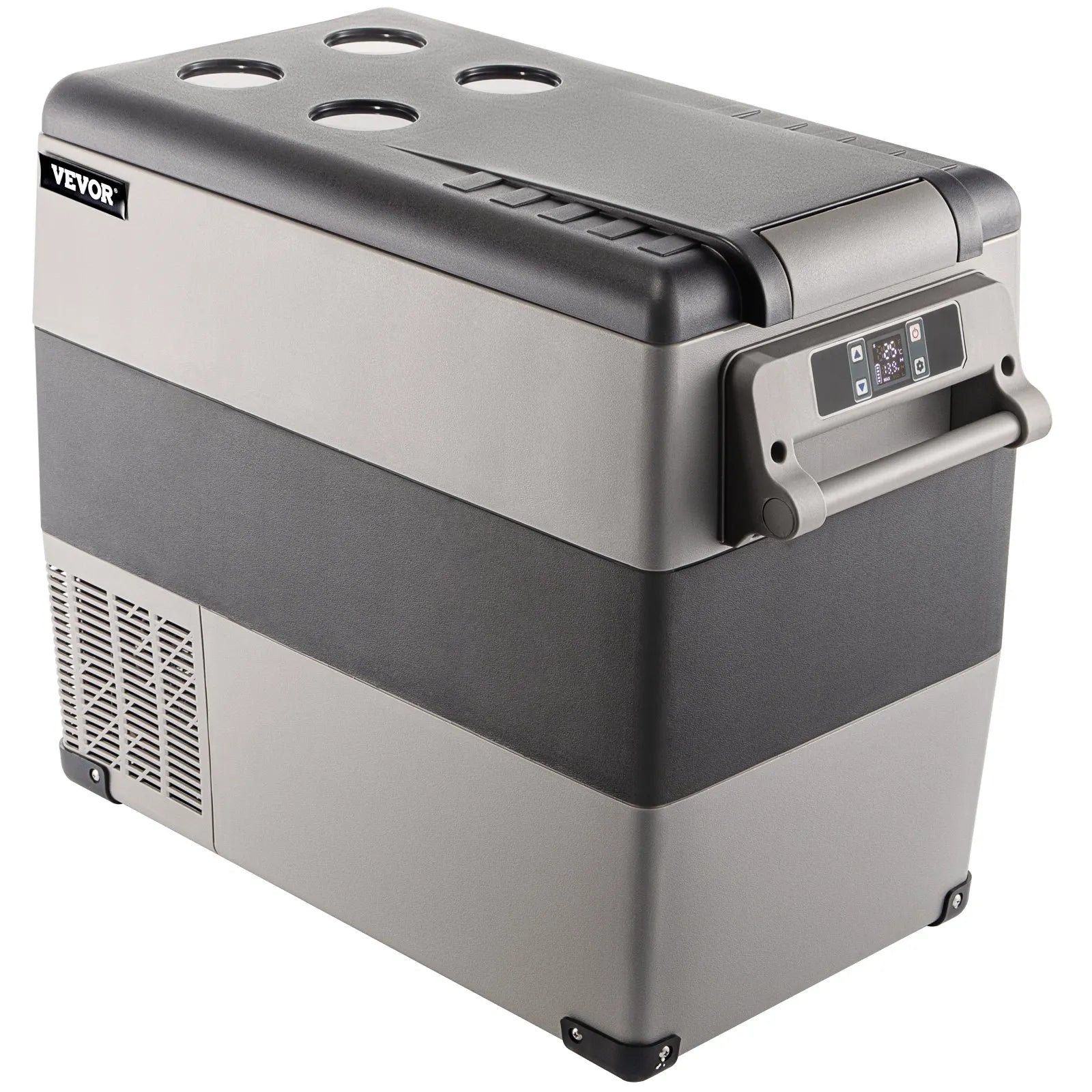 VEVOR Mini Portable Car Fridge, 55L Car Cooler