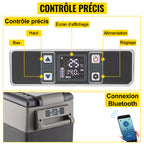 VEVOR Mini Portable Car Fridge, 55L Car Cooler