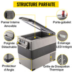 VEVOR Mini Portable Car Fridge, 55L Car Cooler