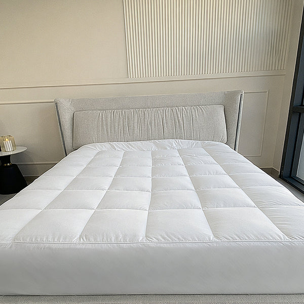 Surmatelas premium - Design drap-housse avec bandes élastiques - maison good and well
